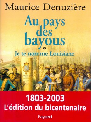 cover image of Au pays des bayous, tome 1